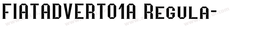 FIATADVERT01A Regula字体转换